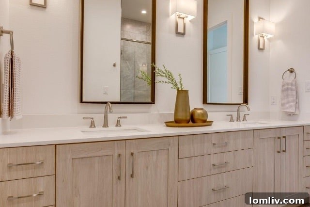 Modern kitchen with unique pendant lighting and bronze accents by Robert Tabak