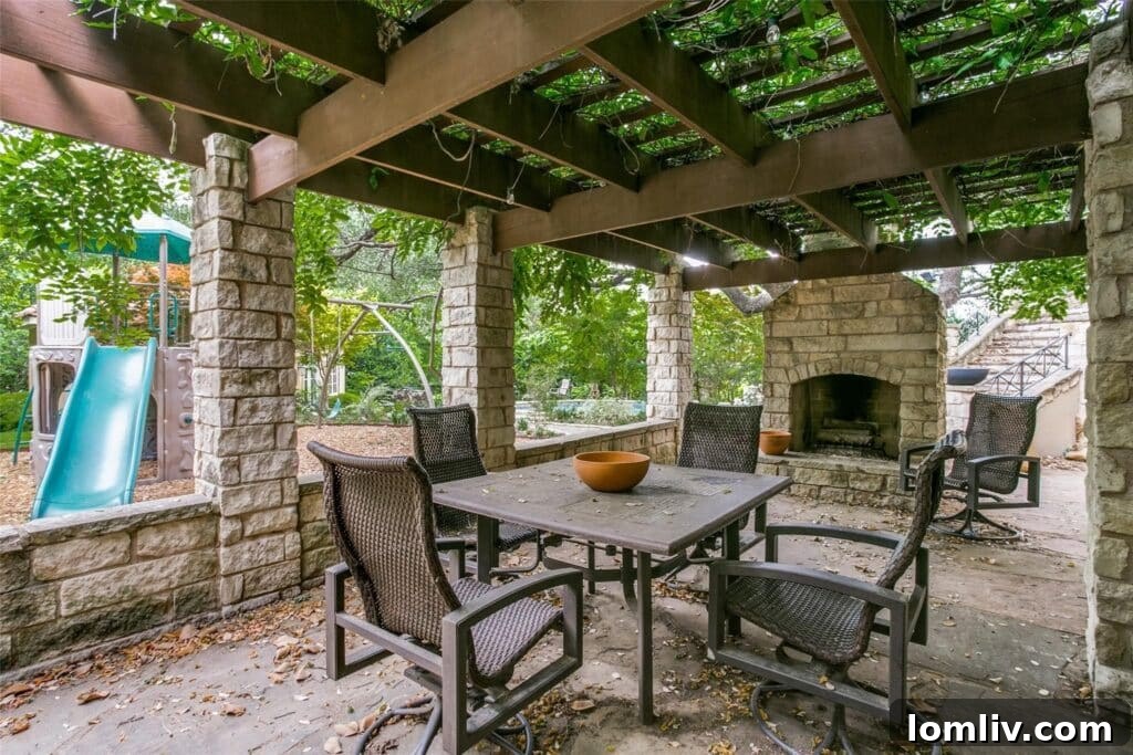 Colonial Hills Gem: Classic Design, Unwavering Comfort 13 Terraced Backyard with Pool and Tennis Court in Fort Worth