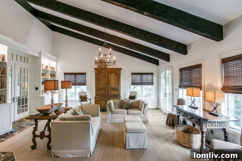 Colonial Hills Gem: Classic Design, Unwavering Comfort 6 Luxury Living Room with Louis XVI Furniture and Fireplace