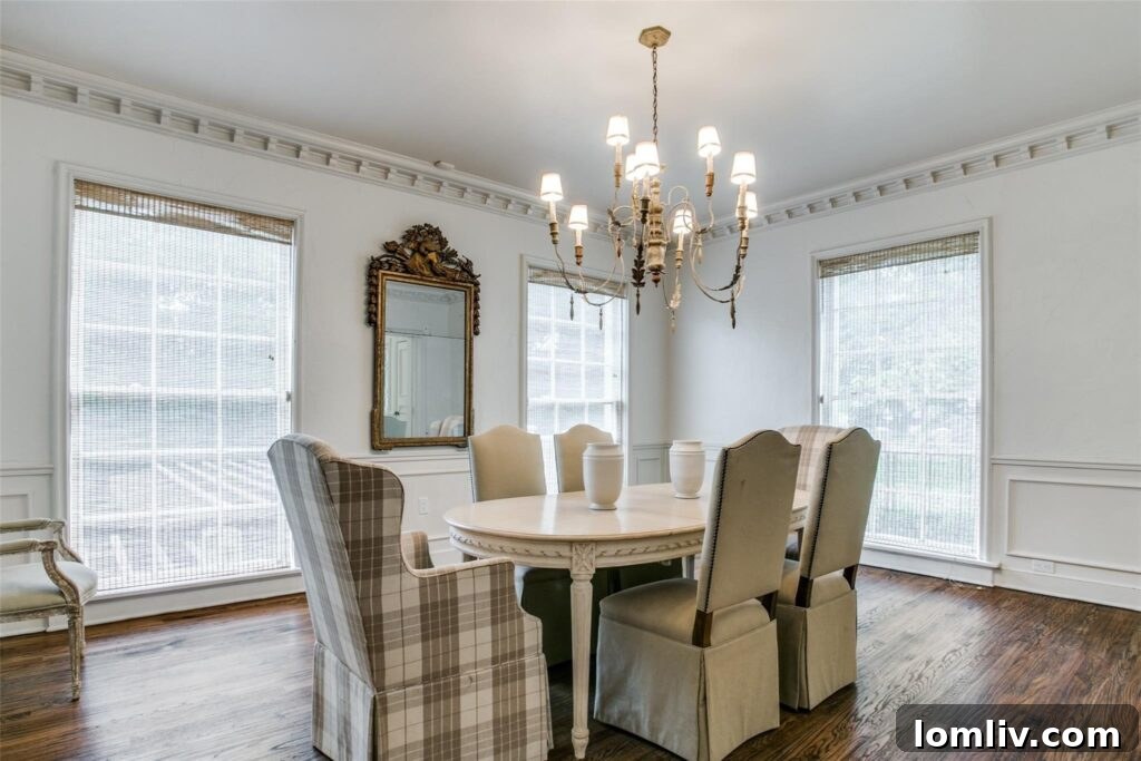 Colonial Hills Gem: Classic Design, Unwavering Comfort 8 French Provincial Buffet in Fort Worth Home