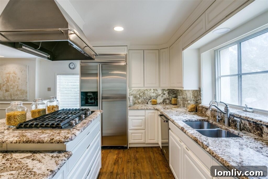 Colonial Hills Gem: Classic Design, Unwavering Comfort 10 Gourmet Kitchen with Six-Burner Cooktop and Commercial Hood