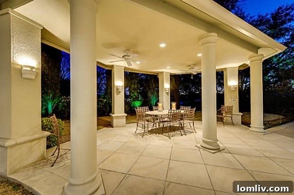 Covered Pavilion Outdoor Entertaining Area