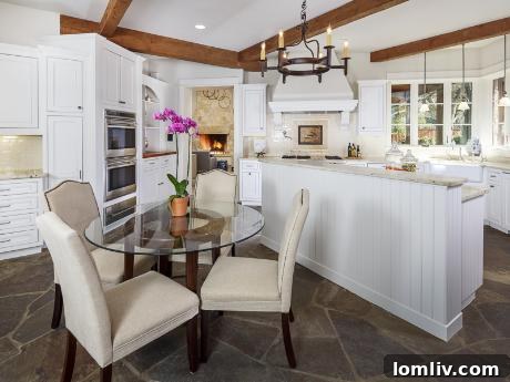 Gourmet kitchen with professional appliances