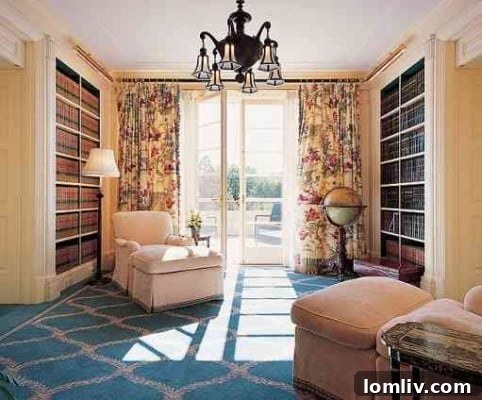 Baron House Master sitting area, featured in Architectural Digest