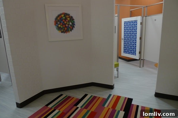 Spacious and Stylish Dressing Rooms at Belk Dallas