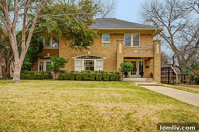 Swiss Avenue Historic Home Front