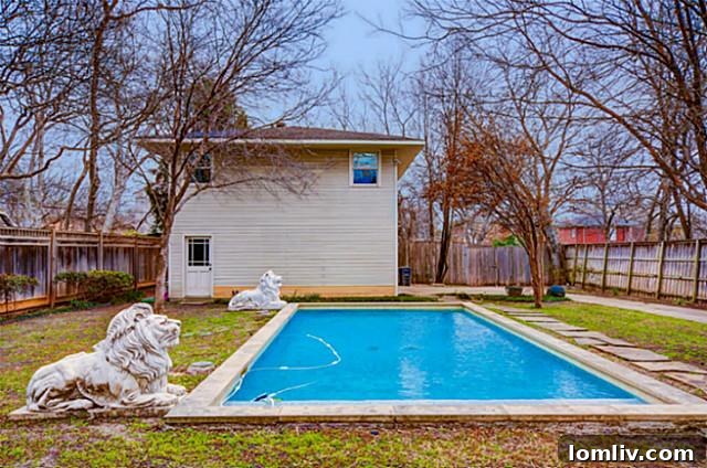 4912 Swiss Avenue Pool and Guesthouse