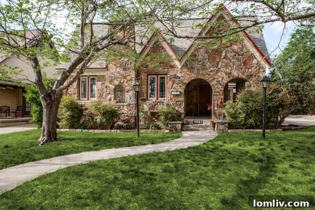 Charming Tudor home exterior at 5307 Morningside, M-Streets Dallas