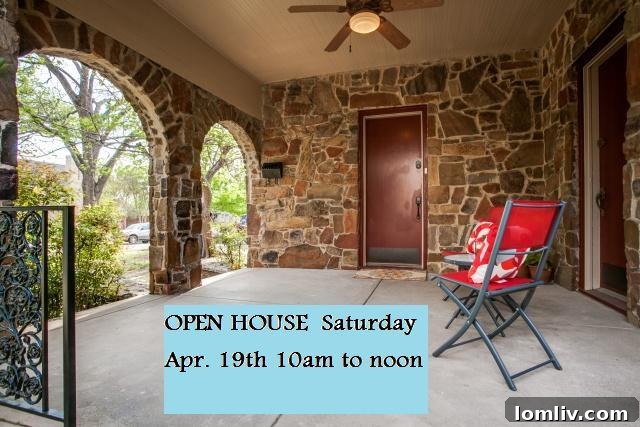 Welcoming front porch and entrance of 5307 Morningside, M-Streets Dallas