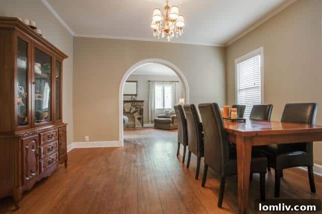Charming dining room with ample natural light at 5307 Morningside