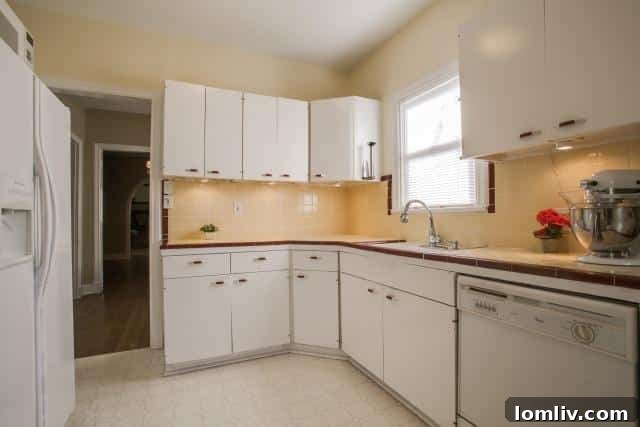 Kitchen space awaiting renovation at 5307 Morningside, offering customization potential