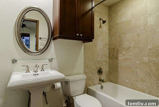 Guest bathroom with modern fixtures at 2411 Hall Street