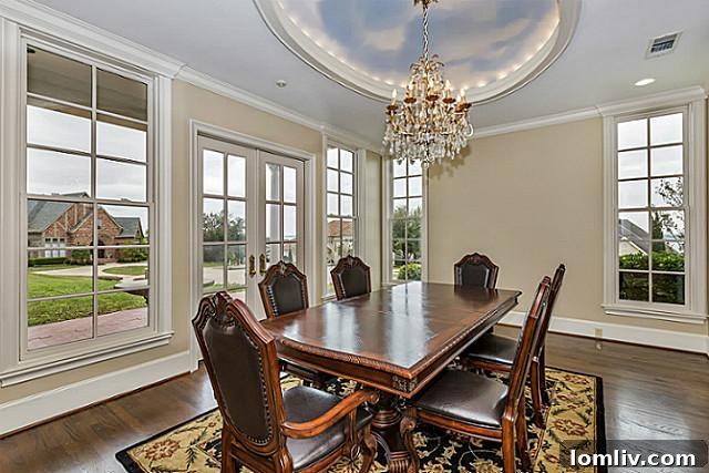 Sophisticated formal dining room set for elegant dinner parties and special occasions