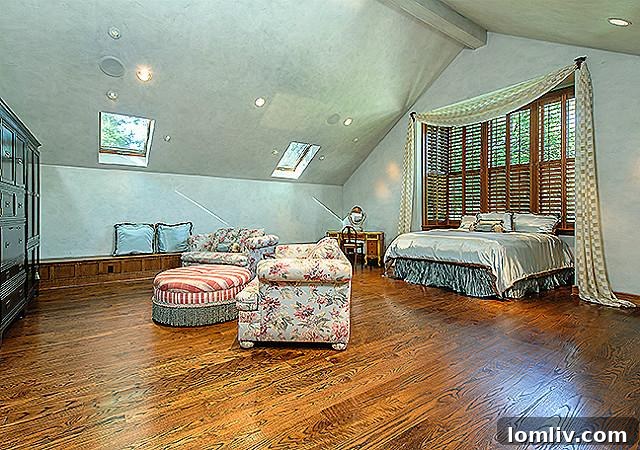 8601 Jourdan Way - Luxurious Master Bedroom with Fireplace