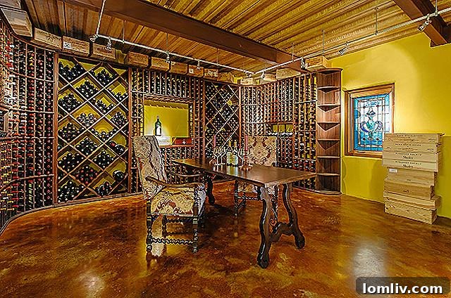 8601 Jourdan Way - Temperature-Controlled Wine Room
