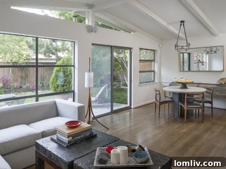 6806 Vada Drive - Living and Dining - Open concept living and dining areas with modern decor.