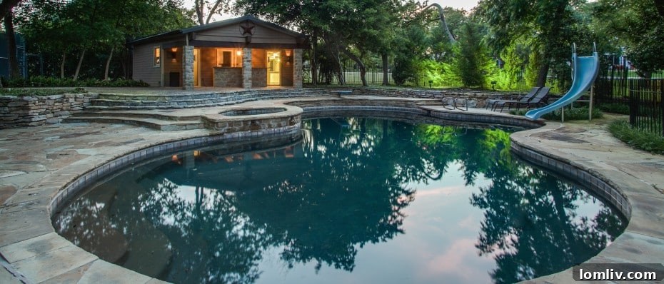 Luxury Pool with Waterslide