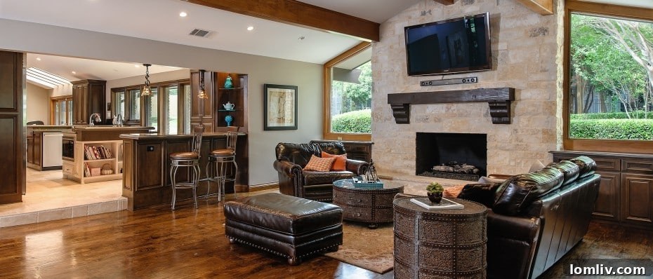 Spacious Living Room Views