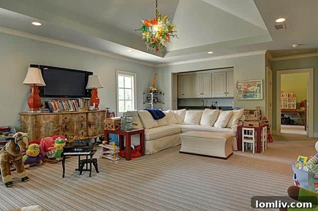 Vibrant children's playroom at 4465 Rheims Place