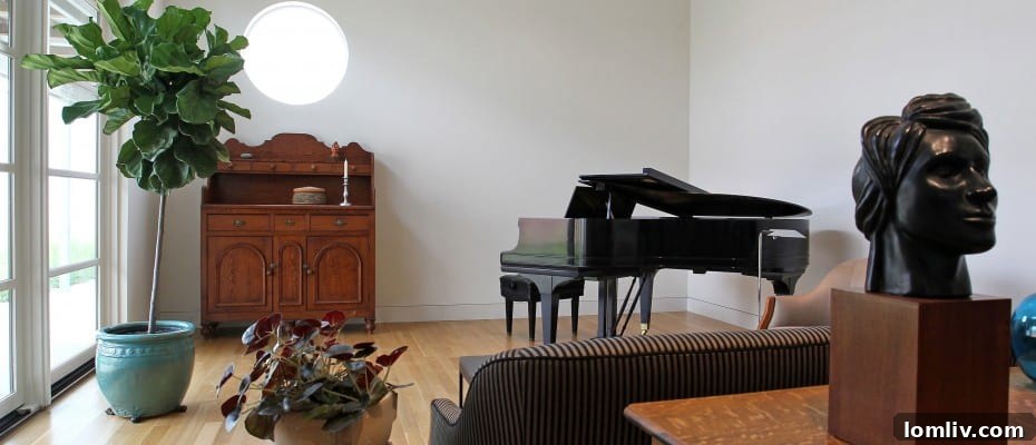 Albany TX's Distinctive Family Compound Near Art Prison Garners Wall Street Interest 13 Albany Modern Residence Living Room