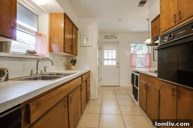 Casa Linda Forest's Coveted Address: The Tuesday Two Hundred, A Hip Family's Dream Home 4 Vintage Kitchen with Original Cabinets at 8931 Stanwood