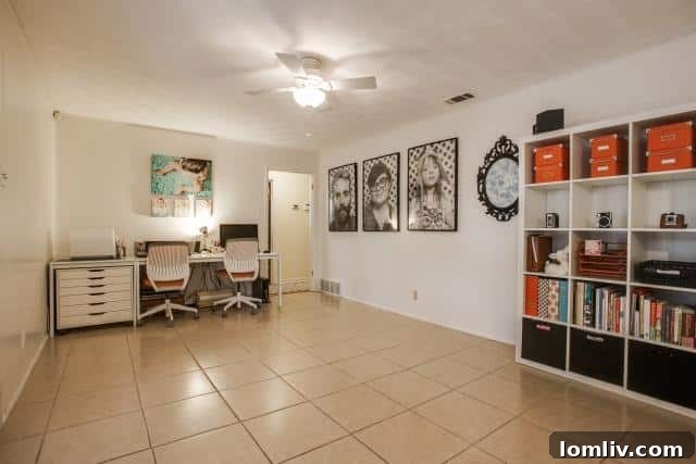 Casa Linda Forest's Coveted Address: The Tuesday Two Hundred, A Hip Family's Dream Home 5 Cozy Office or Second Living Space at 8931 Stanwood