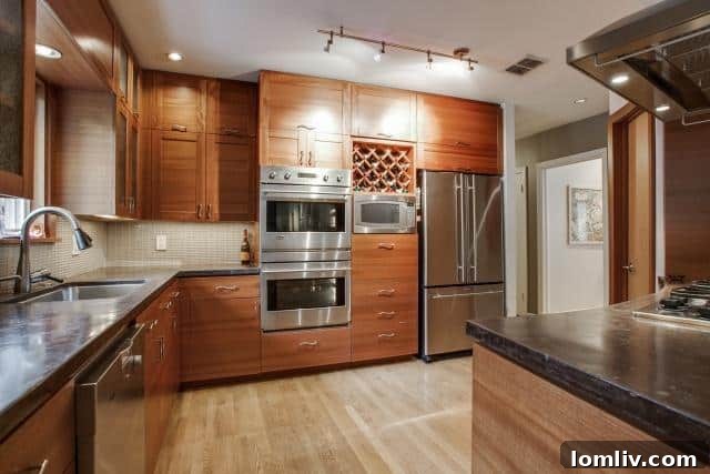 9623 Athlone Gourmet Kitchen with Makore Custom Cabinetry and Dacor Appliances