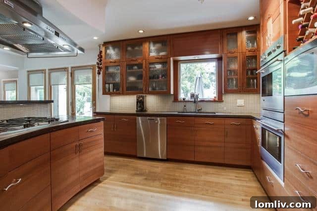 9623 Athlone Kitchen Island and Custom Concrete Countertops