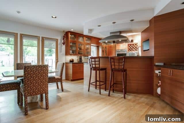 9623 Athlone Open Concept Breakfast Area with Natural Light