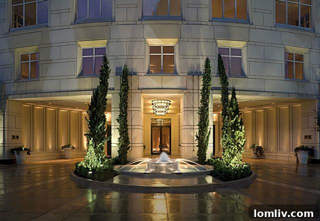 Ritz-Carlton Dallas Residences exterior, showcasing luxury architecture and urban setting