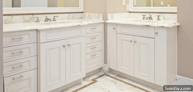Stylish second bathroom with contemporary design and clean lines in unit #904