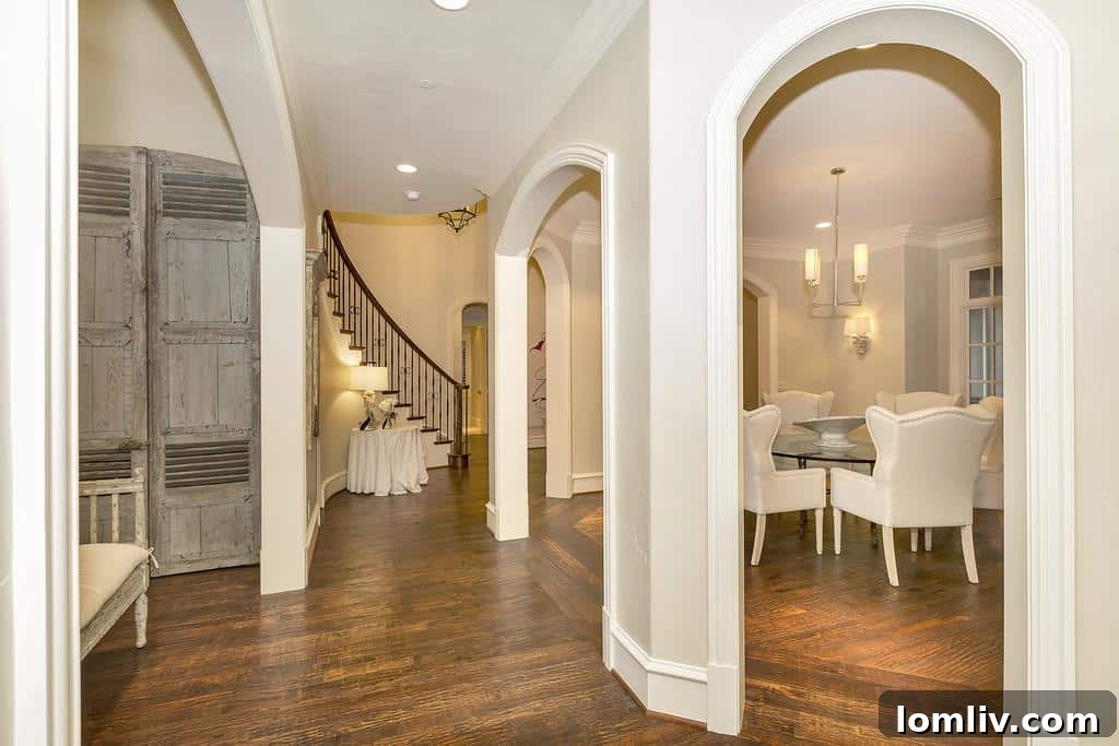 Elegant Interior Design Detail with Archways
