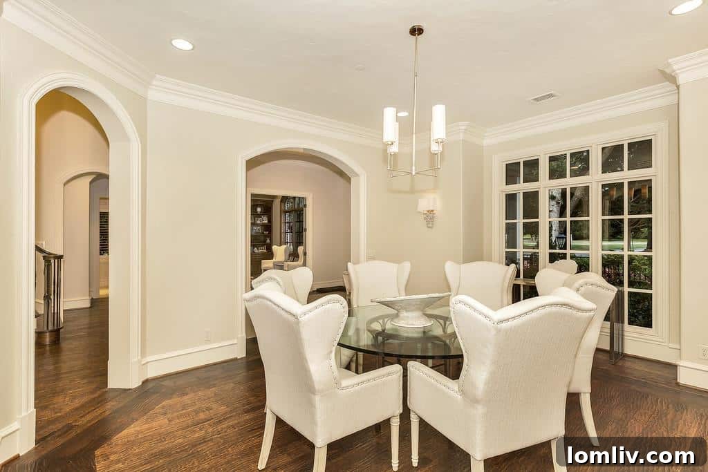 Formal Dining Room for Entertaining Guests