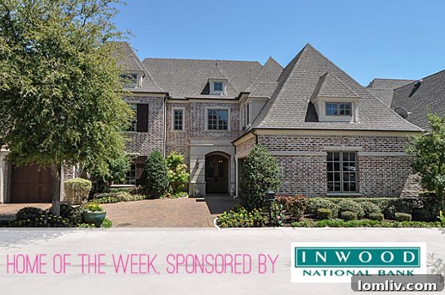 Exquisite Exterior View of 3 Park Bluff Home in Dallas