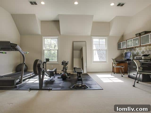 7525 Villanova Exercise Den - Versatile Bonus Room