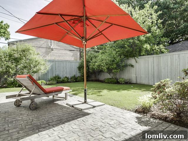 7525 Villanova Rear Yard 1 - Spacious Outdoor Area with Pool Potential