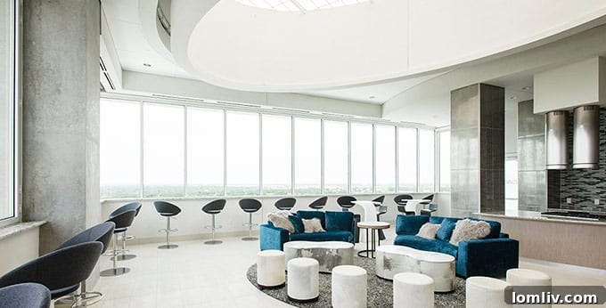 SkyVue Lounge Fiori Apartments Dallas Views