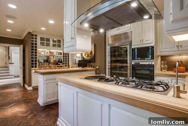 Well-Appointed Kitchen with Butcher Block Counters