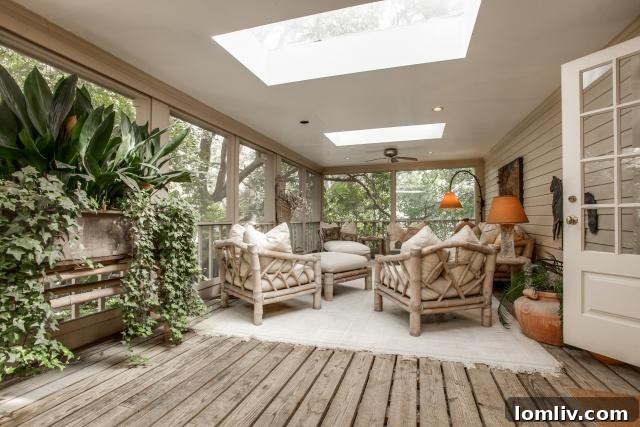 Peaceful Screened Porch for Outdoor Enjoyment