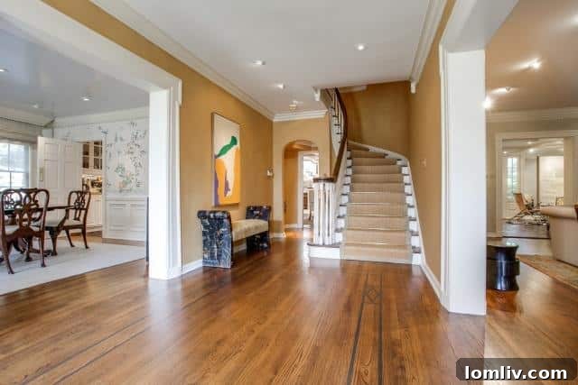 Grand Entry Hall with Classic Architecture