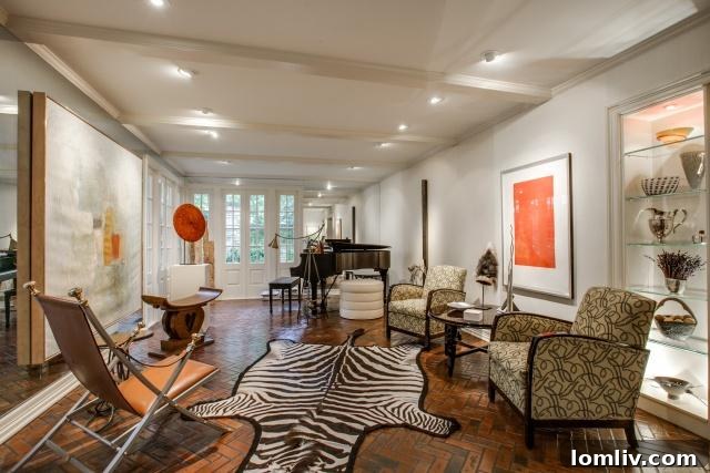 Inviting Formal Living Area with Hardwood Floors