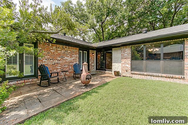 Expansive Patio Area - 10811 Clearbrook Lane Backyard