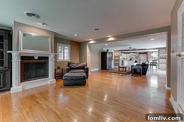 Lochwood Dallas Home Interior - Living Room 10811 Clearbrook Lane