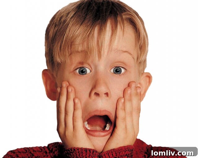 Sanctuary Breached 2 A person with a shocked expression, reminiscent of Macaulay Culkin in Home Alone, illustrating the surprise of discovering a home invasion.