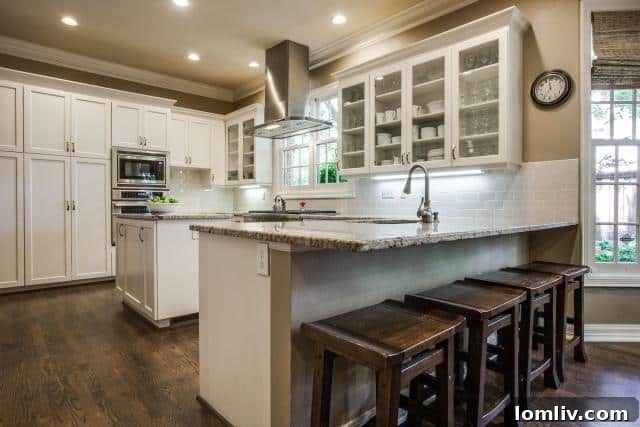 Bright and Open Kitchen View
