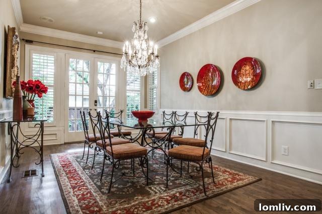 Formal Dining Room for Entertaining Guests