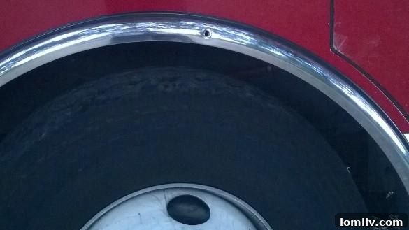 Bullet hole damage visible after the North Dallas standoff.