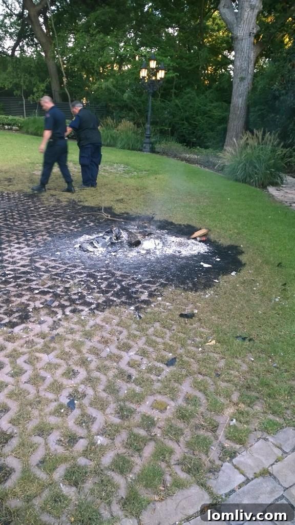 Further photographic evidence from the Frankford Road incident.