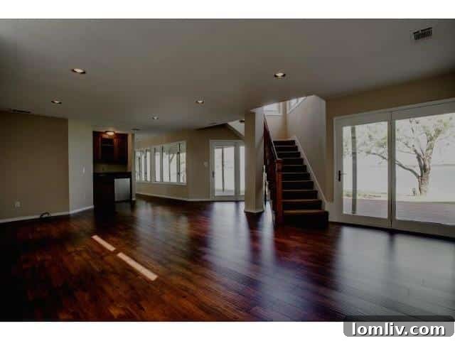 First Floor Layout of Lakeside Home