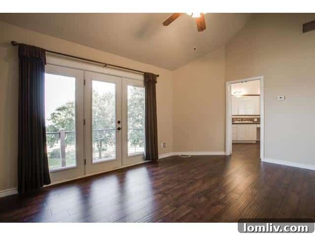 Spacious Master Bedroom with Lake Views